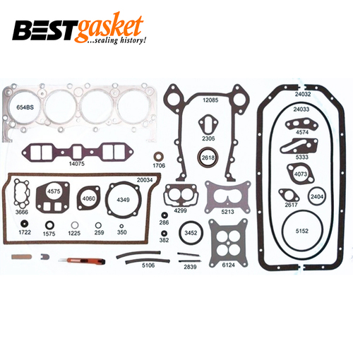  Full Gasket Set FOR AMC 250 287 327 V8 1957-1966 Graphite Head Gaskets