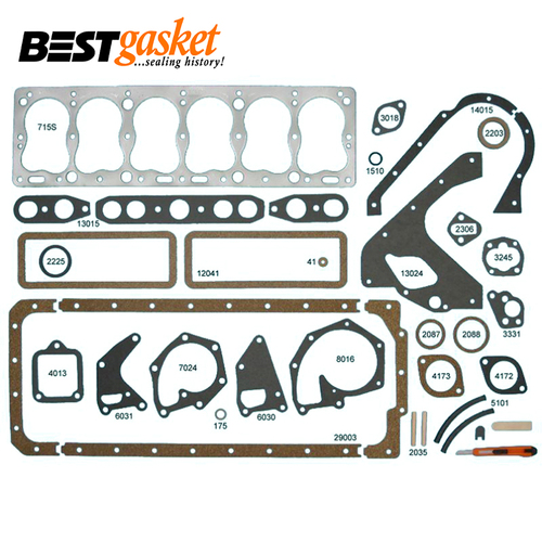 Full Gasket Set FOR Packard 245 6 Cylinder 1937-1950