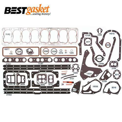 Full Gasket Set FOR Packard Straight 8 288 327 356 1940-1954