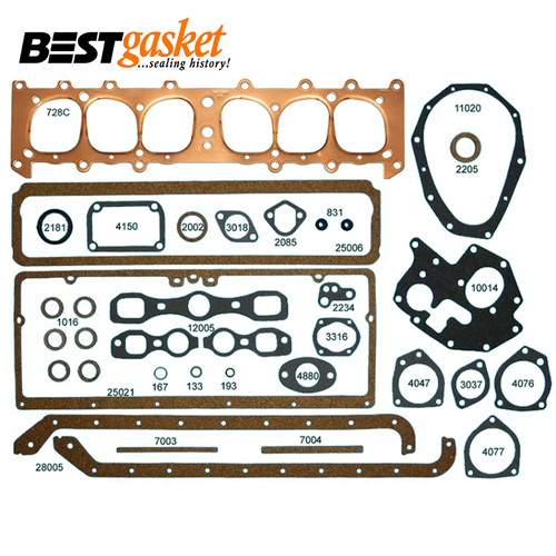 Full Gasket Set FOR Chevrolet Master  207 6 Cylinder 1934-1935 (early)