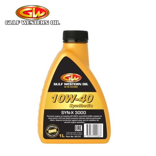 Gulf Western SYN-X 3000 Synthetic 10W-40 Engine Oil 1L 30137