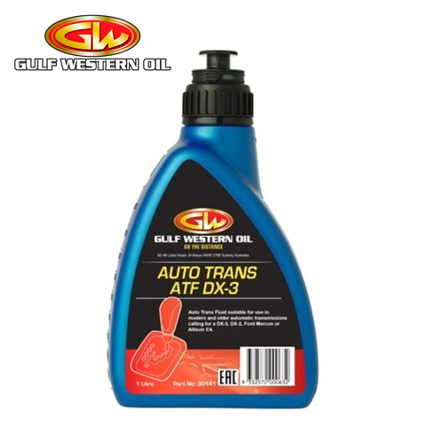 Gulf Western ATF DEX-III Automatic Transmission Oil 1L 30141