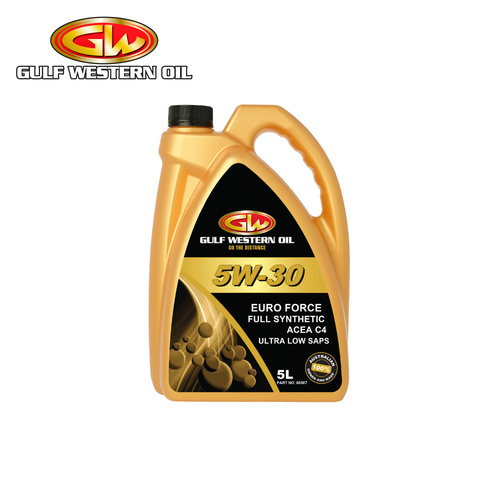Gulf Western Euro Force 5W-30 Fully Synthetic Engine Oil 5L 60507
