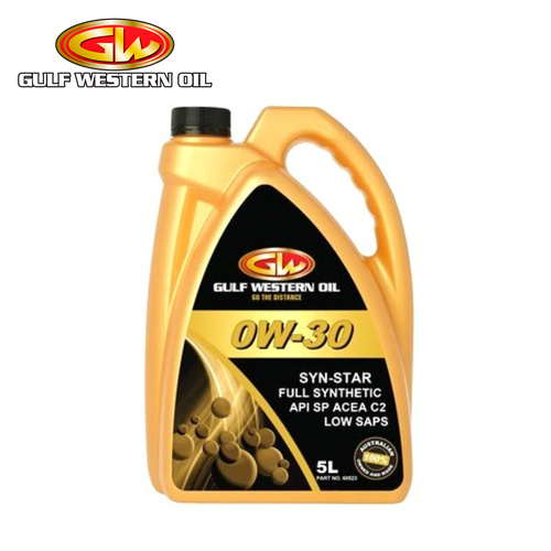 Gulf Western Syn-Star Full Synthetic 0W-30 SN/CF Engine Oil 5L 60523