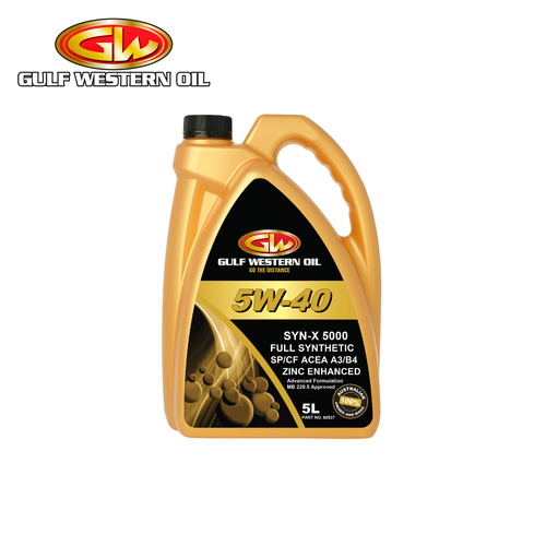 Gulf Western SYNX 5000 5W-40 Full Synthetic Engine Oil 5L 60537