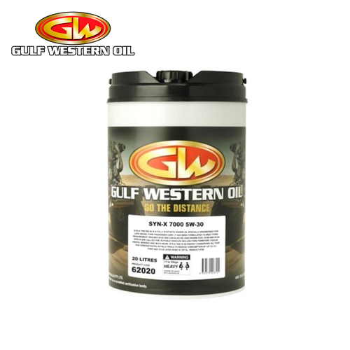 Gulf Western SYN-X 7000 5W-30 SL/CF Full Synthetic Engine Oil 20L 62020