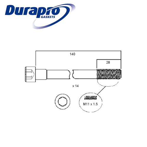 Head Bolt Set FOR Nissan Skyline R31 Patrol GQ Holden Commodore VL 3.0L RB30 