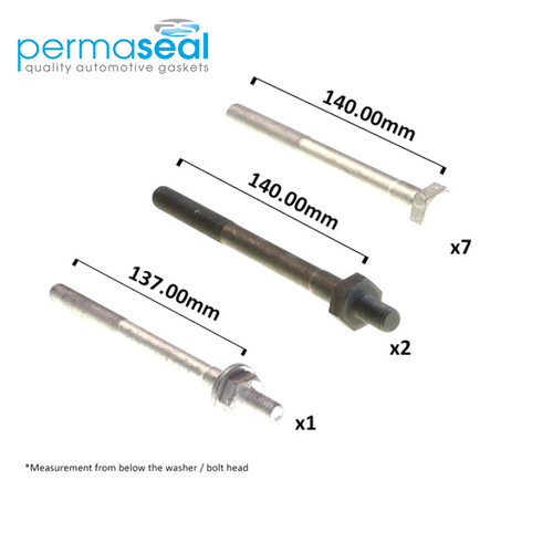 Head Bolt Set FOR HOLDEN FAM2 TBI HBS116