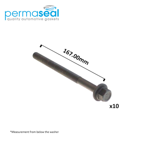 Head Bolt Set FOR HOLDEN Z20D1 DOHC 16V TURBO HBS278