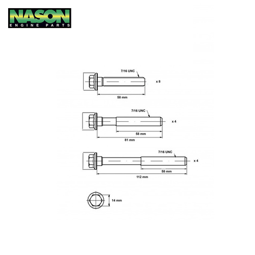 Holden Commodore VN VP VR Statesman Calais Head Bolt Set 3.8 V6 Buick 1988-1995