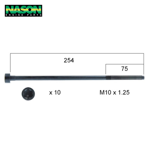 Head Bolt Set FOR Alfa Romeo 2.0L DOHC 16V HBS196