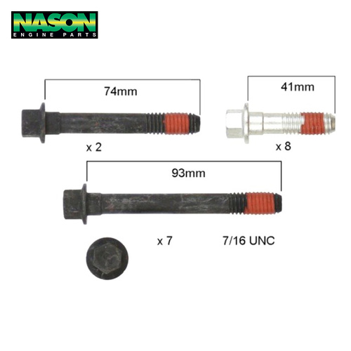 Head Bolt Set FOR CHEVROLET 283 327 350 307 SB HBS270H