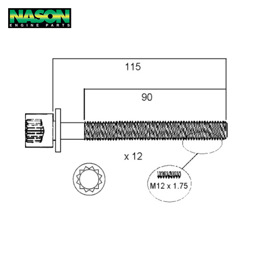 Head Bolt Set FOR VOLKSWAGEN AAB ACV AAF AET BJK HBS101