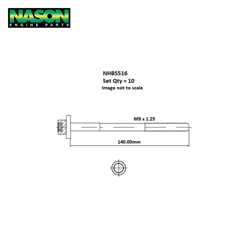 Head Bolt Set FOR VW Audi AHW BBY BBZ BKY BUD NHBS516