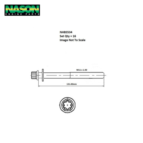 Head Bolt Set FOR HYUNDAI/KIA G6DA G6DC DOHC NHBS534