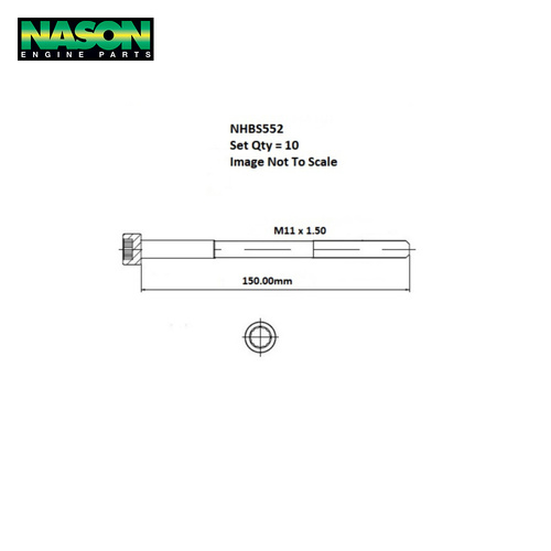Head Bolt Set FOR SEAT VOLKSWAGON ABD ADL NHBS552