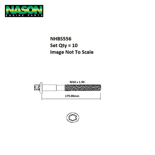 Head Bolt Set FOR VOLKSWAGON AAA HBS317