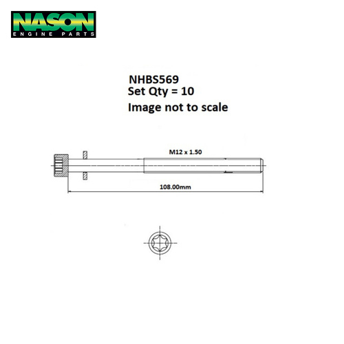 Head Bolt Set FOR RENAULT F7R NHBS569