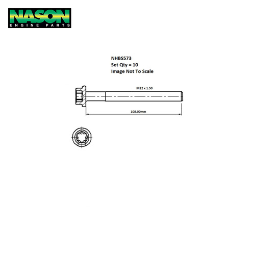 Head Bolt Set FOR VOLVO B20F B18 D16 NHBS573
