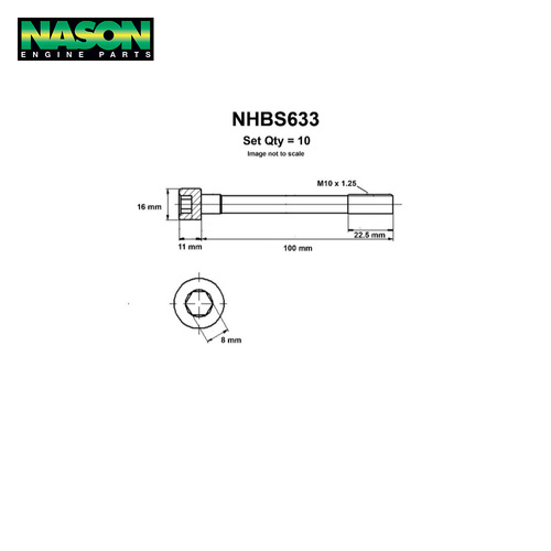 Head Bolt Set FOR MITSUBISHI 4G15 4G32 4G37 NHBS633