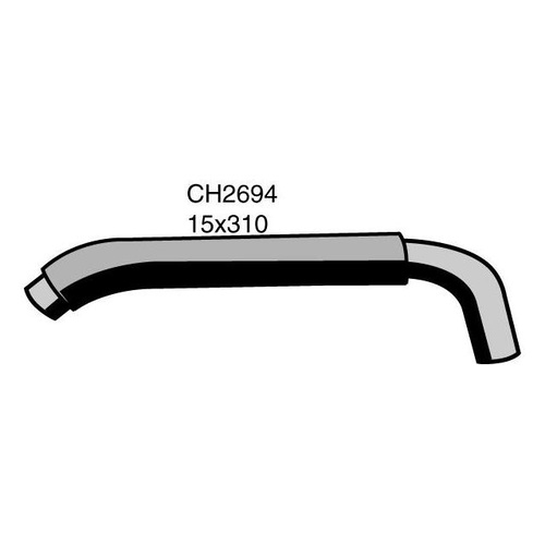 Mackay Heater Hose without Metal Fitting CH2694