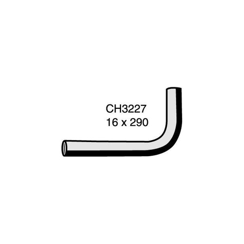 Rear Heater Outlet Hose FOR Toyota Landcruiser HJ60 Radiator 2H Mackay CH3227