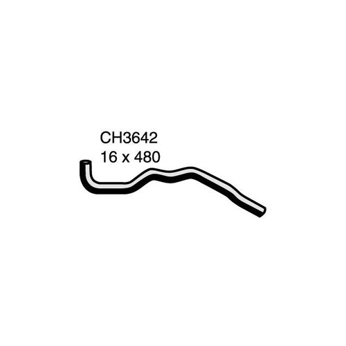 Mackay Heater Hose Inlet connecting Pipe to heater CH3642