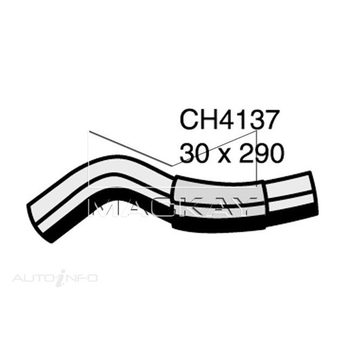 Mackay Radiator Top Hose CH4137