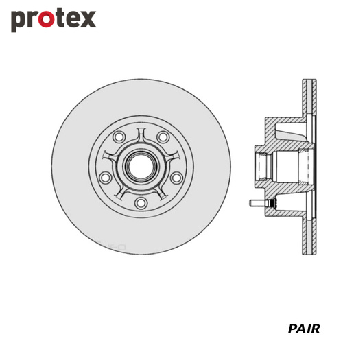 ULTRA DISC ROTOR FOR HOLDEN COMMODORE DR027 (PAIR)