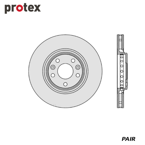 ULTRA DISC ROTOR FRONT FOR RENAULT LATITUDE 3.5L DR1087 (PAIR)