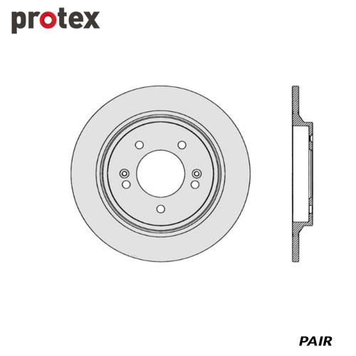 ULTRA DISC ROTOR REAR FOR KIA OPTIMA TF DR1106 (PAIR)