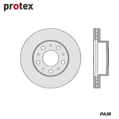 ULTRA DISC ROTOR FRONT FOR FIAT DUCATO 3.0L DR1117 (PAIR)