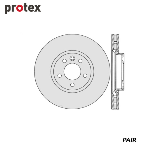 ULTRA DISC ROTOR FOR VW TRANSPORTER T5 DR12970 (PAIR)