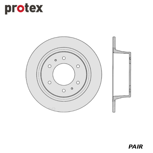 ULTRA DISC ROTOR FOR MITSUBISHI PAJERO DR238 (PAIR)