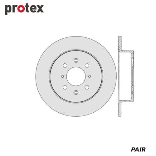 ULTRA DISC ROTOR FOR HONDA CIVIC/CITY DR2502 (PAIR)