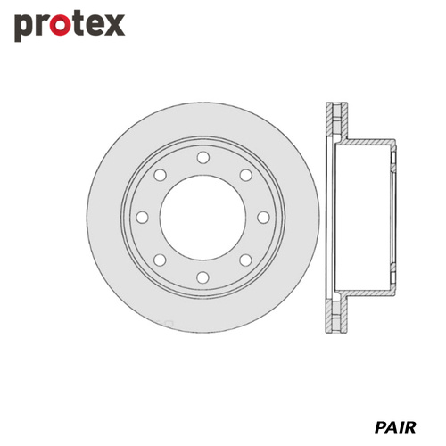 ULTRA DISC ROTOR REAR FOR FORD F250 DR796 (PAIR)