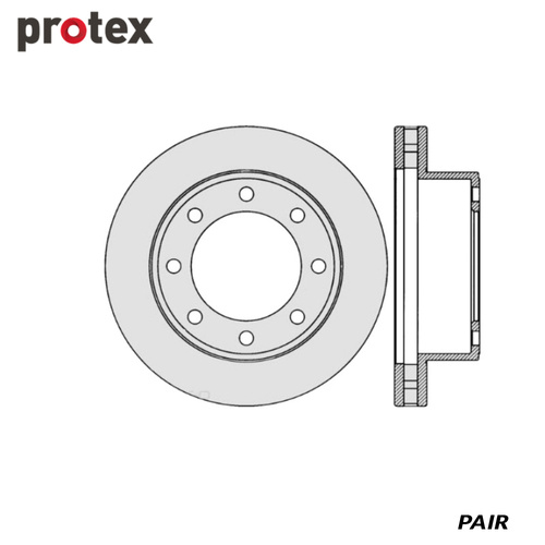 ULTRA DISC ROTOR FOR FORD F250/F350 XL DR798 (PAIR)