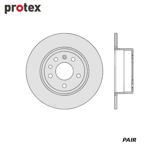 ULTRA DISC ROTOR REAR FOR HOLDEN VECTRA DR826 (PAIR)