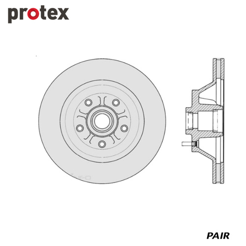 ULTRA SELECT DISC ROTOR FRONT FOR HOLDEN COMMODORE CLUBSPORT SDR019 (PAIR)