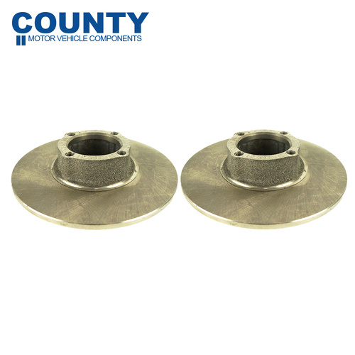 Front Disc Brake Rotor PAIR FOR Austin Healey Sprite MG Midget Wire Wheels 62-80
