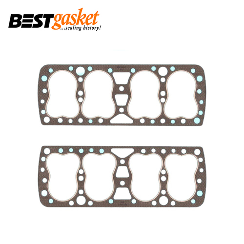 Head Gasket PAIR FOR Ford 221 SV 24 Stud Flathead V8 Graphite 1938-1947