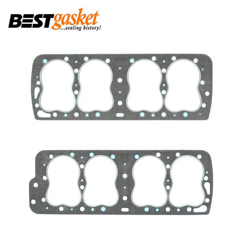 Head Gasket PAIR FOR Ford Mercury 8BA SV Flathead V8 Graphite Oversize 1948-1953