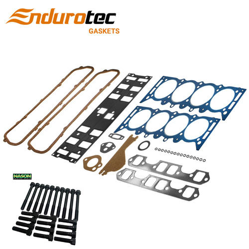 VRS Gasket Set Holden V8 253 308 Blue Black Felpro HG + Head Bolt Set