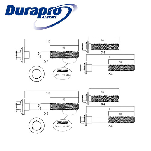 Head Bolt Kit FOR Holden Commodore VN VP VR Statesman Calais 3.8 V6 Buick 88-95