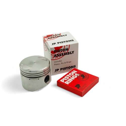 Flat Top Piston & Ring Set +040" FOR Chrysler Dodge 273 LA Small Block V8 64-69