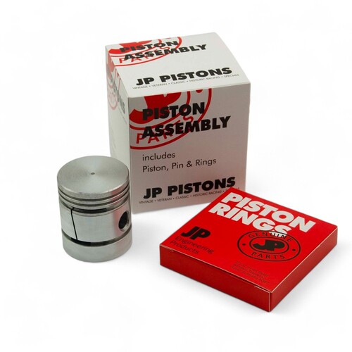 Flat Top Piston & Ring Set +030" FOR Wolseley Hornet 6 1928-1934 1271cc OHC