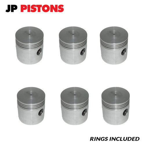 Flat Top Piston & Ring Set 060 FOR Jaguar Mark 7 50-54 6 Cylinder 3.4L XK 7.1:0