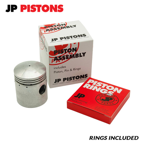 Piston & Ring Set +020" FOR Salmson 12/55 S4C 1933-1934 1.5L 1465 DOHC L4