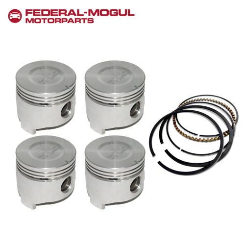 Piston & Ring Set 030" FOR Ford Courier Mazda 121 929 B1800 1.8L VC SOHC 8V
