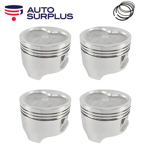 Piston & Ring Set 040" FOR Toyota Corolla AE71 AE82 AE86 81-88 1.6L 4A-C 4A-LC